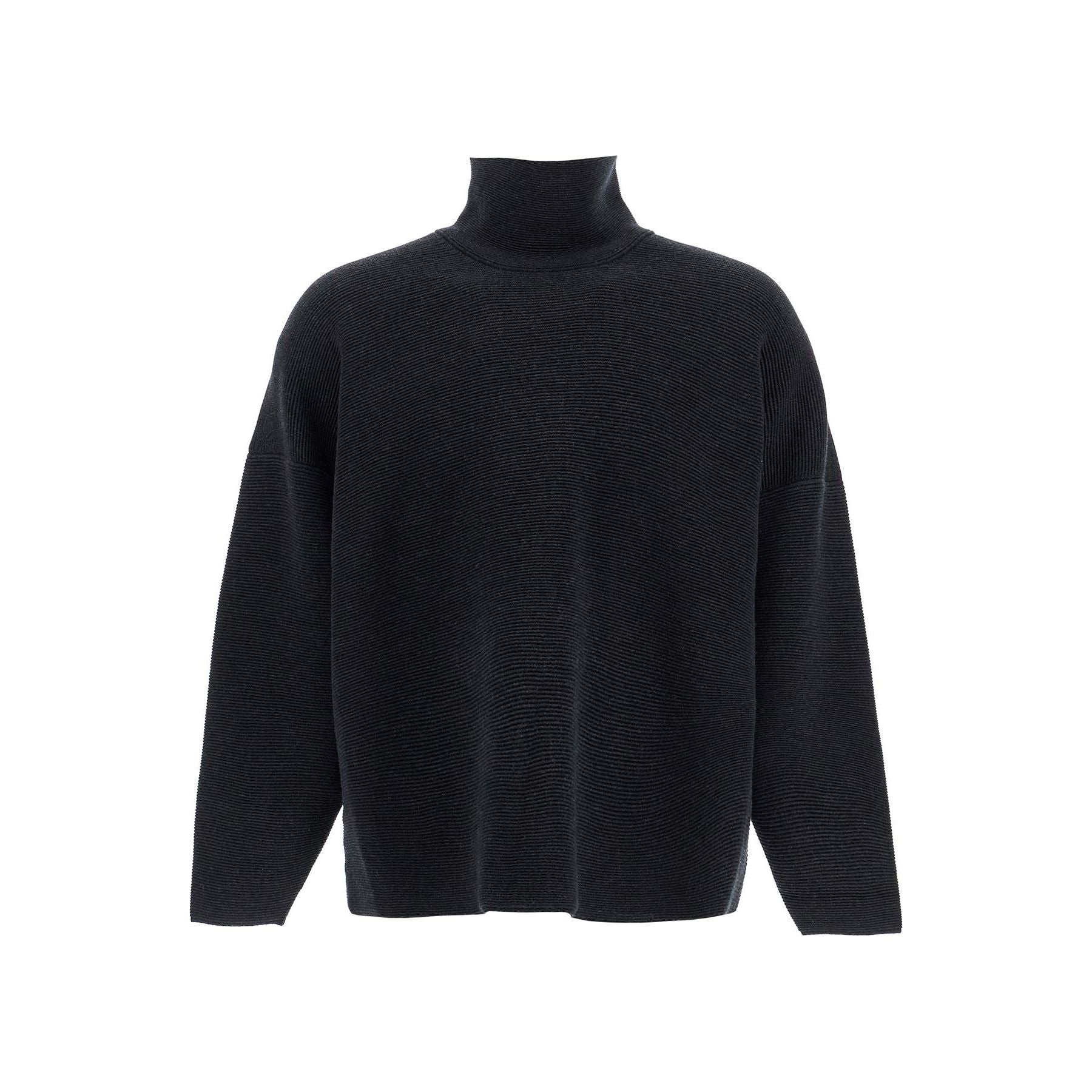 High-neck Ottoman Pullover