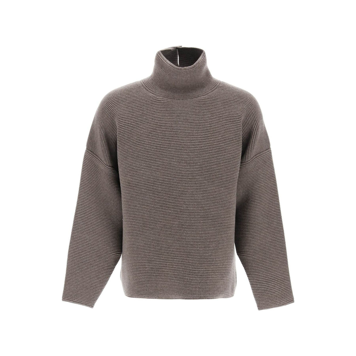 Heavy Ottoman Ribbed Wool Sweater