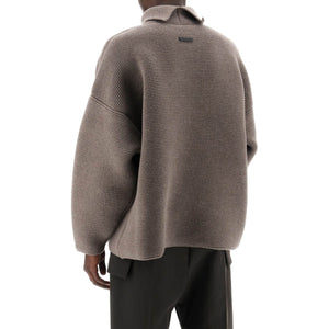 Heavy Ottoman Ribbed Wool Sweater