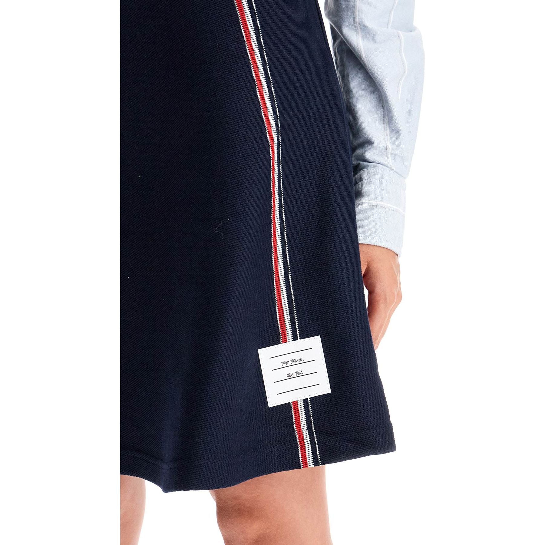 Cotton Midi Flare Skirt