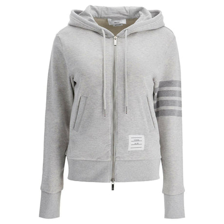 Tonal 4-Bar Zip-Up Hoodie.