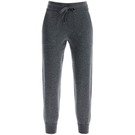 THOM BROWNE-Cashmere Jacquard Sweatpants-JOHN JULIA