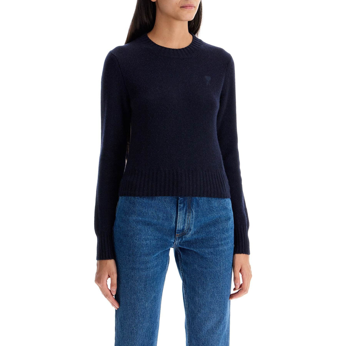 AMI ALEXANDRE MATTIUSSIAMI ALEXANDRE MATTIUSSI-"Cashmere And Wool Pullover -JOHN JULIA.