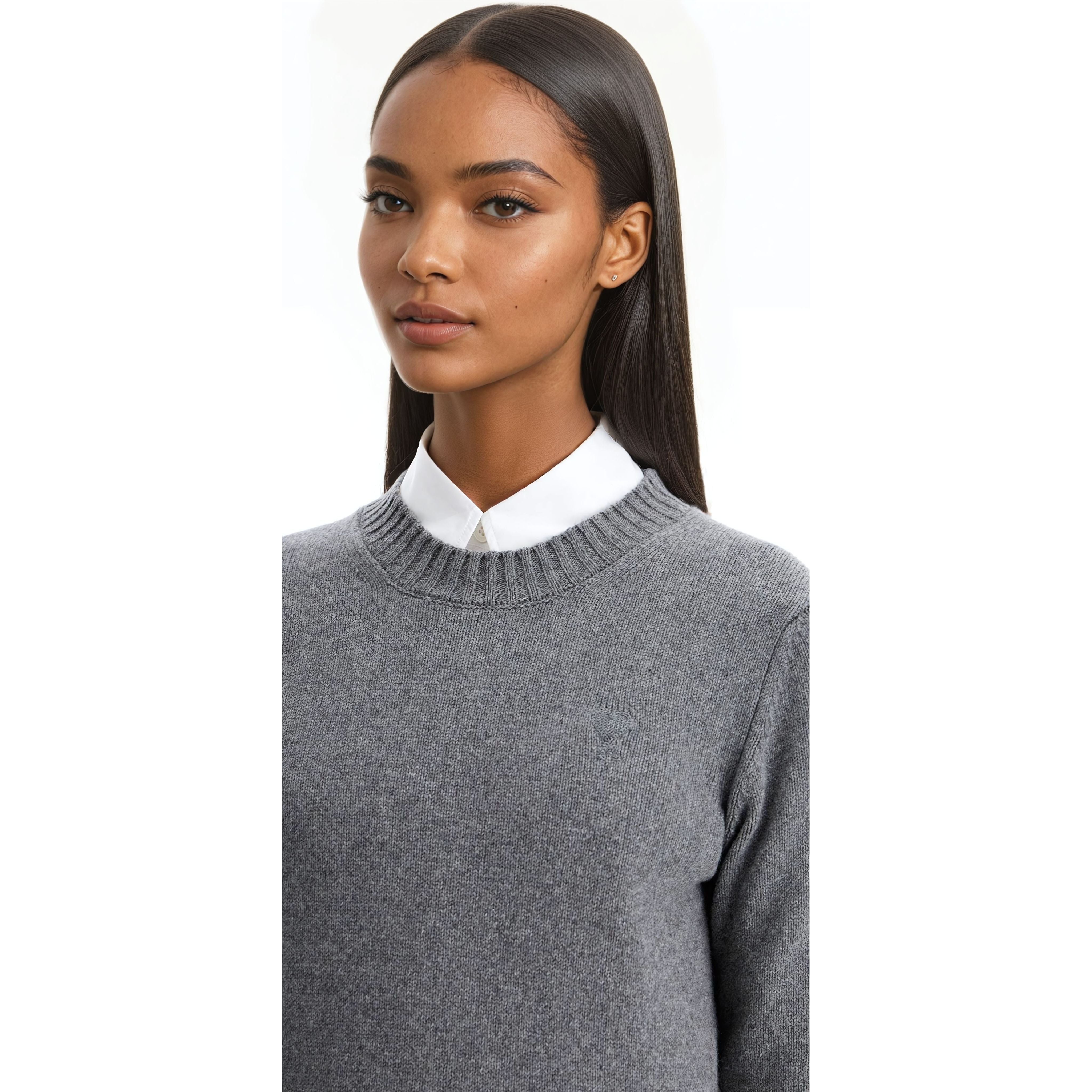 Cashmere and Wool Crewneck Sweater