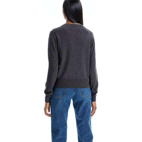 AMI ALEXANDRE MATTIUSSI-Ami De Coeur Merino Wool Sweater -JOHN JULIA.