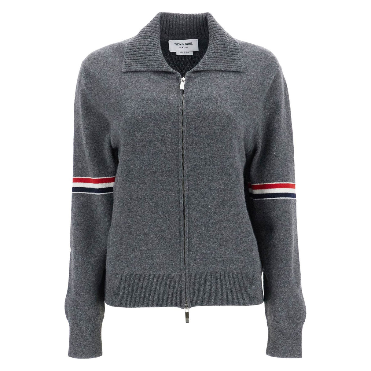 THOM BROWNE-Cashmere Cardigan For -JOHN JULIA.