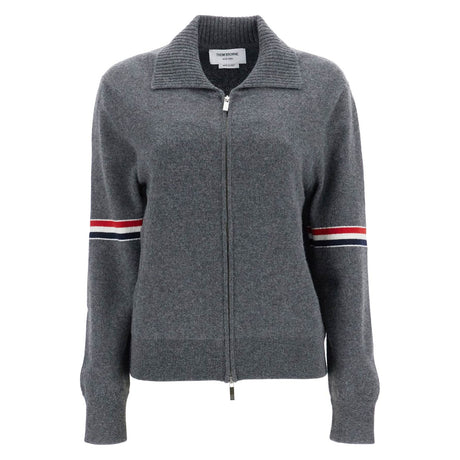 THOM BROWNE-Cashmere Cardigan-JOHN JULIA