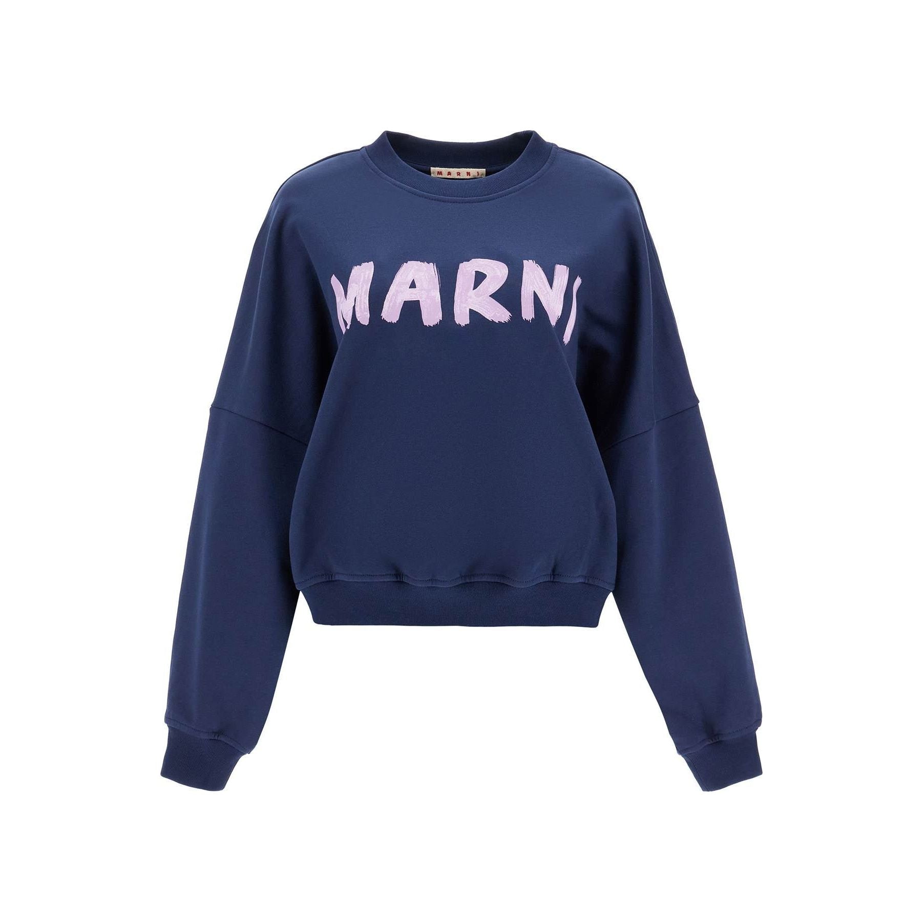 Logo Print Boxy Sweatshirt