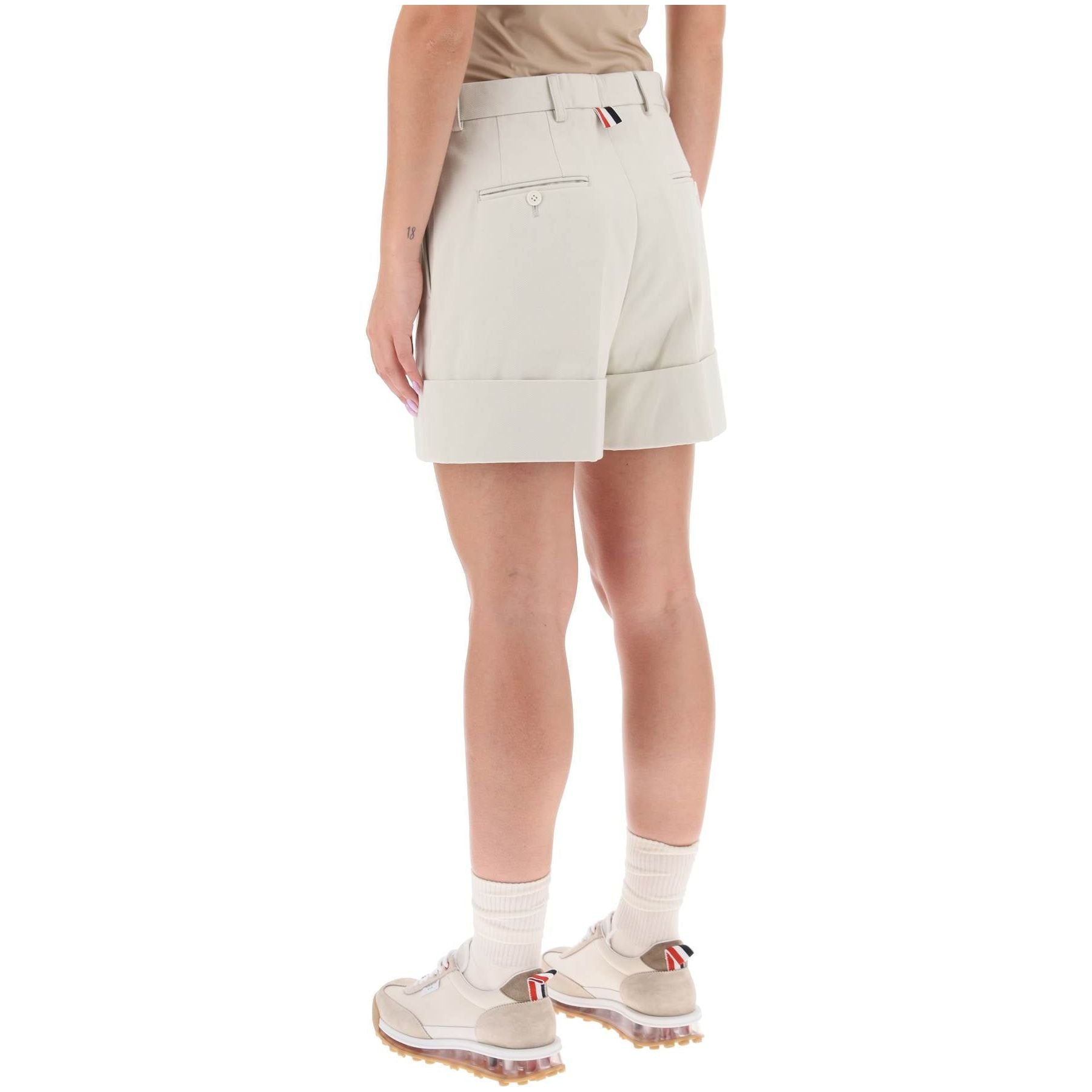 Shorts In Cotton Gabardine