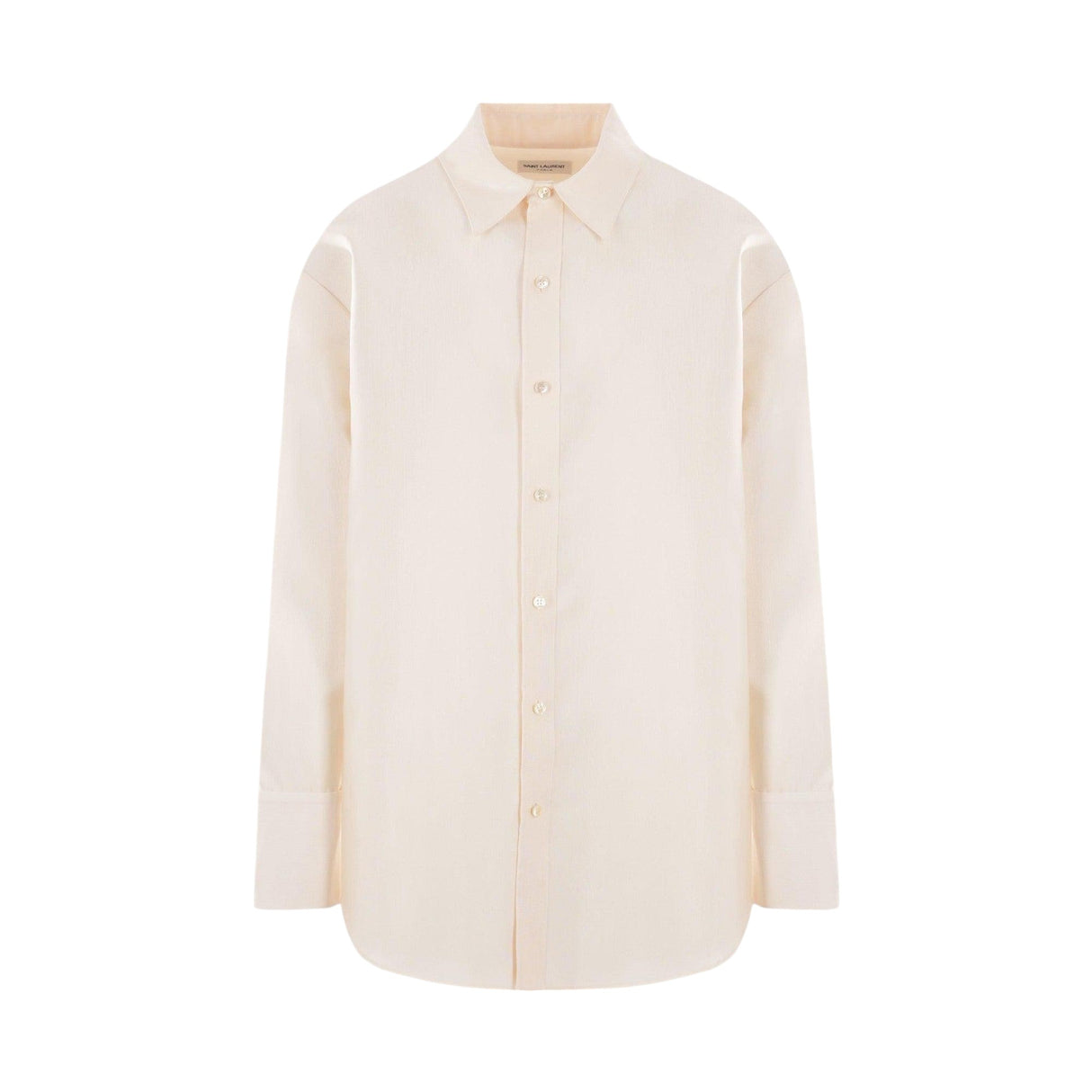 Faille Oversized Shirt-SAINT LAURENT-JOHN JULIA