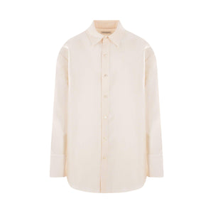 Faille Oversized Shirt-SAINT LAURENT-JOHN JULIA