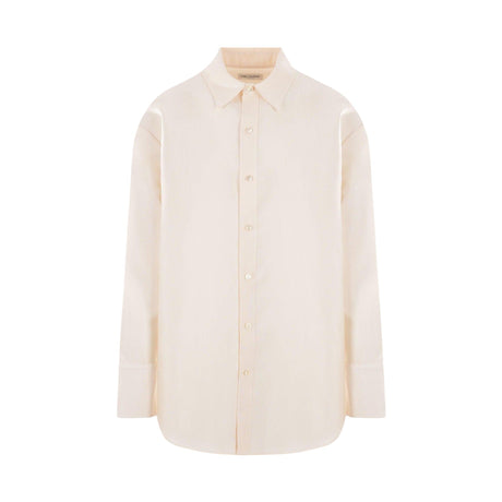 Faille Oversized Shirt-SAINT LAURENT-JOHN JULIA