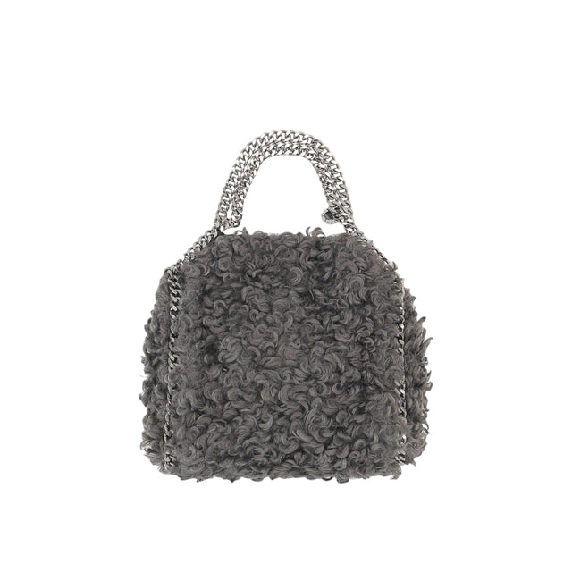 Falabella Plush Teddy Fabric Mini Tote-STELLA MCCARTNEY-JOHN JULIA