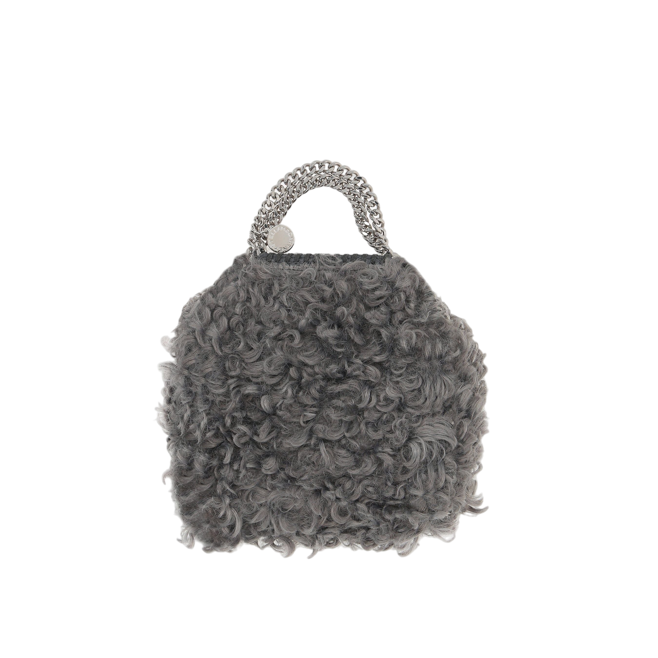 Falabella Tiny Plush Teddy Fabric Tote-STELLA MCCARTNEY-JOHN JULIA