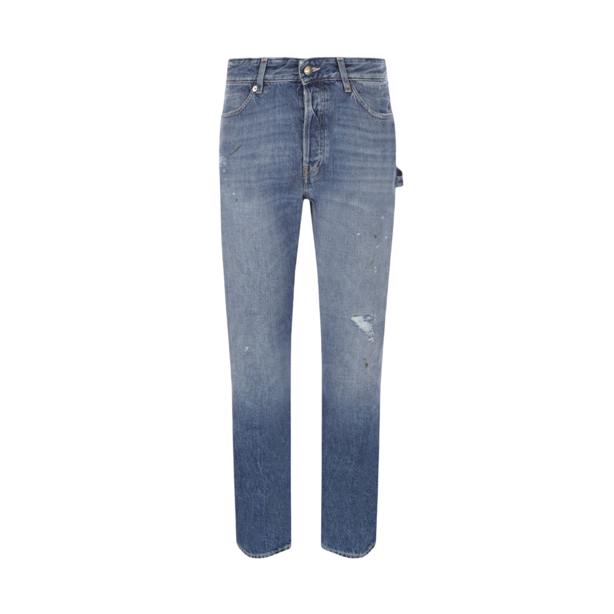 Farmer Cropped Denim Jeans-WASHINGTON DEE CEE-JOHN JULIA