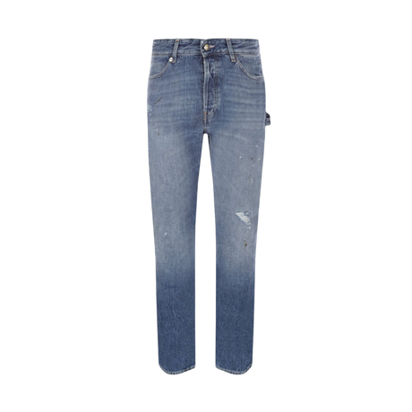 Farmer Cropped Denim Jeans-WASHINGTON DEE CEE-JOHN JULIA