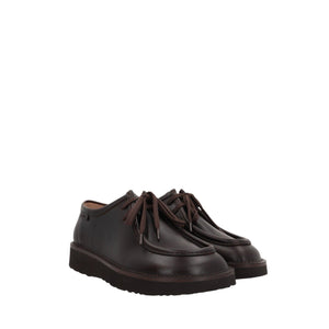 Faro Smooth Leather Lace-up Shoes-LOEWE-JOHN JULIA