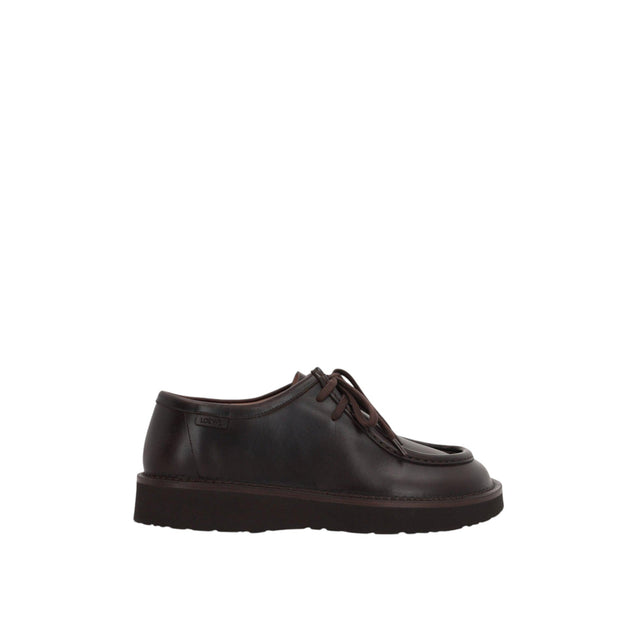 Faro Smooth Leather Lace-up Shoes-LOEWE-JOHN JULIA