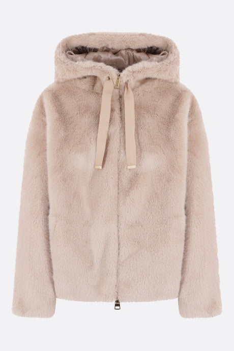 Faux Fur Full-zip Jacket-HERNO-JOHN JULIA