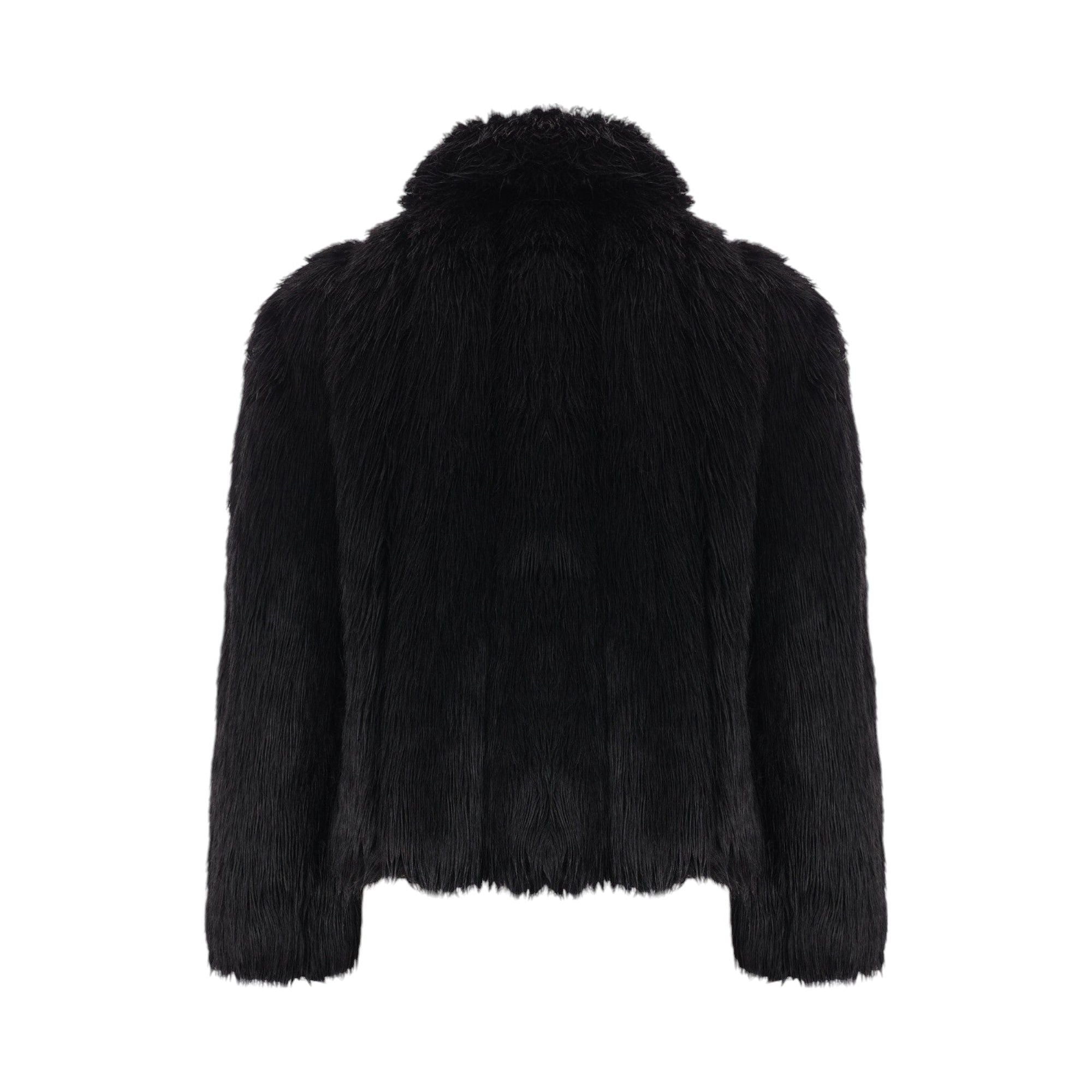 Faux Fur Shrunk Jacket-BALENCIAGA-JOHN JULIA