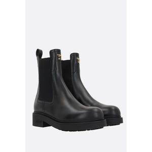 Fendi Filo Smooth Leather Chelsea Boots-FENDI-JOHN JULIA