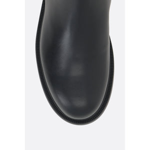 Fendi Filo Smooth Leather Chelsea Boots-FENDI-JOHN JULIA