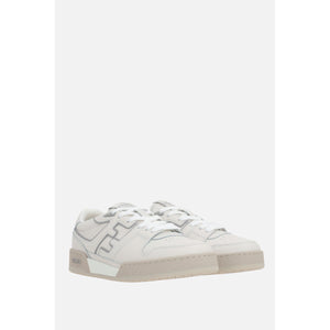 Fendi Match Smooth Leather Sneakers-FENDI-JOHN JULIA