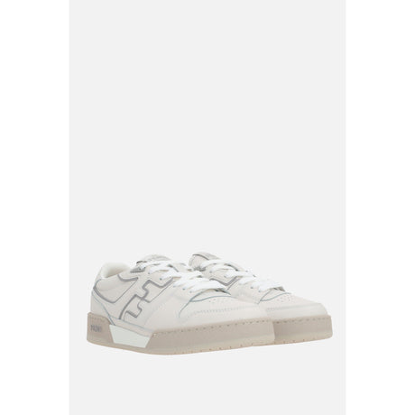 Fendi Match Smooth Leather Sneakers-FENDI-JOHN JULIA