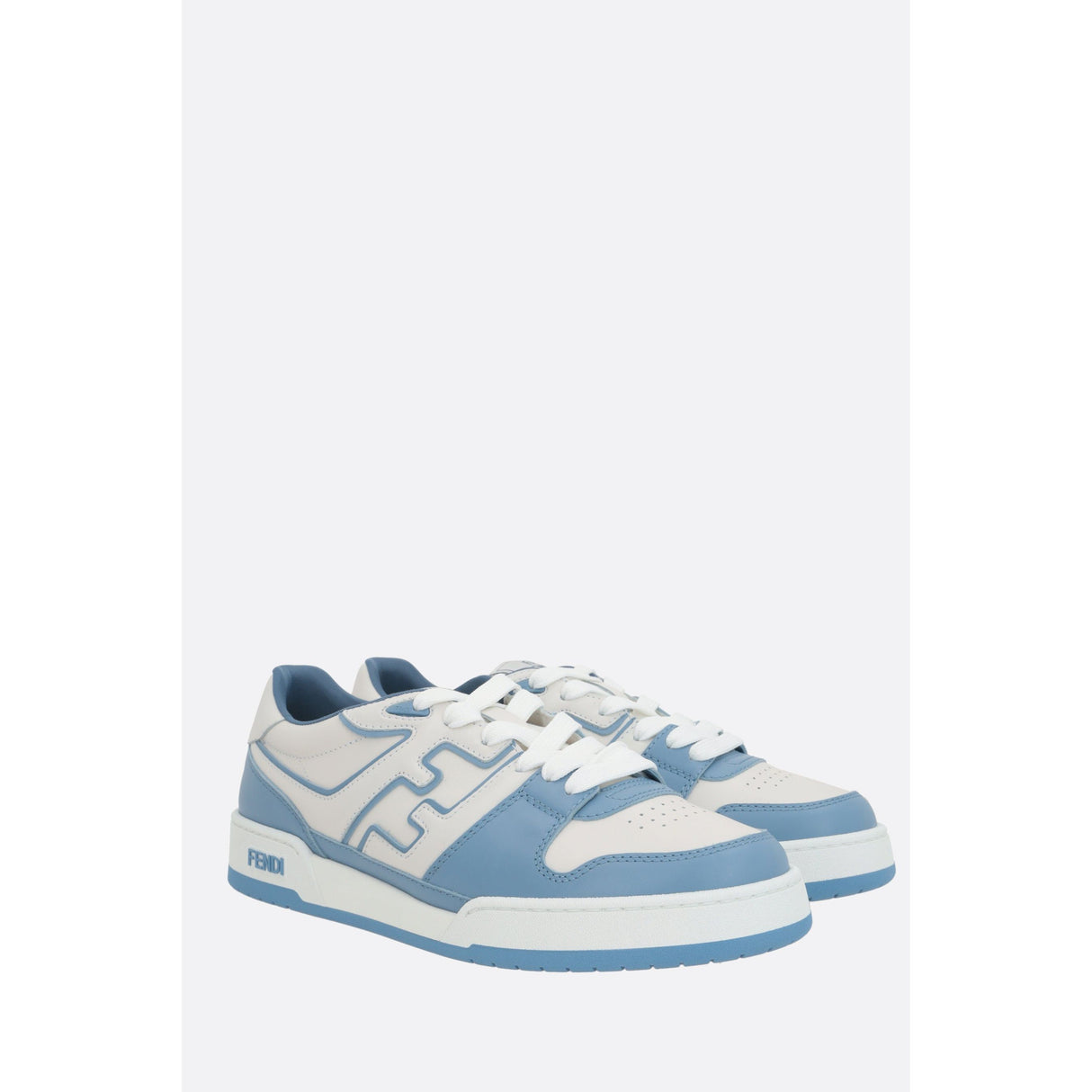 Fendi Match Smooth Leather Sneakers-FENDI-JOHN JULIA