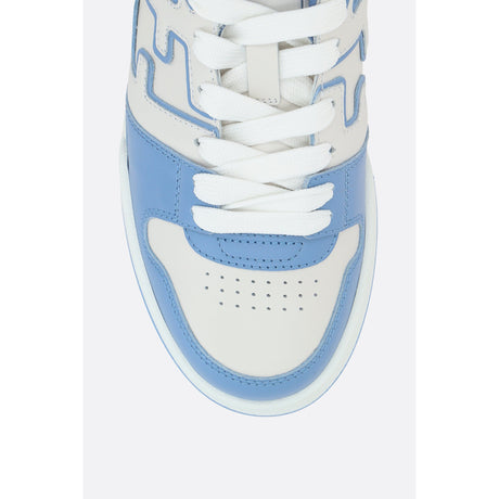 Fendi Match Smooth Leather Sneakers-FENDI-JOHN JULIA