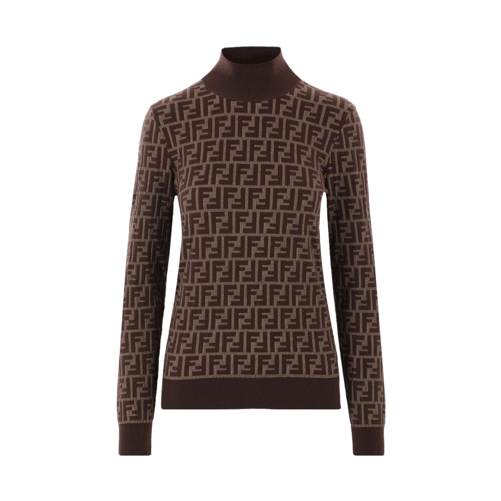 FF Cotton Knit Sweater-FENDI-JOHN JULIA