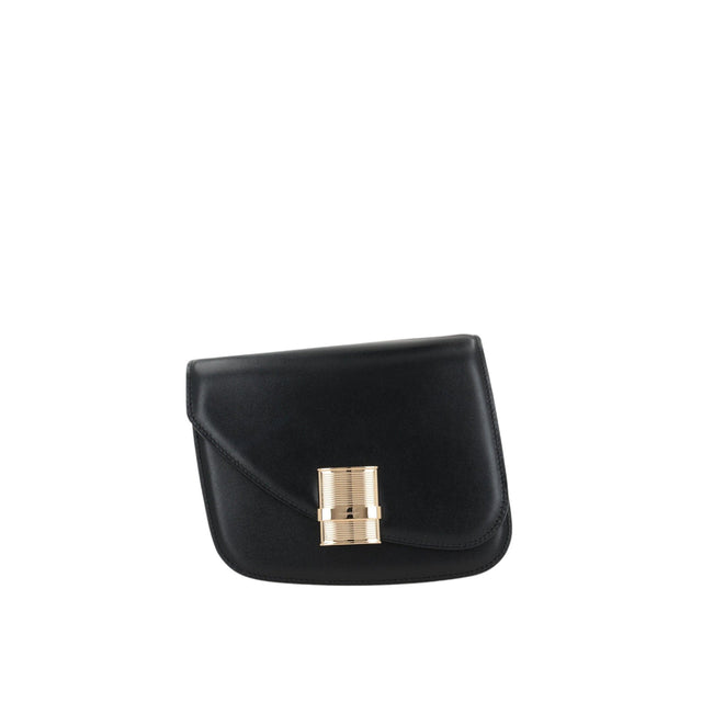 Fiamma Small Smooth Leather Shoulder Bag-FERRAGAMO-JOHN JULIA