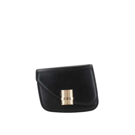 Fiamma Small Smooth Leather Shoulder Bag-FERRAGAMO-JOHN JULIA