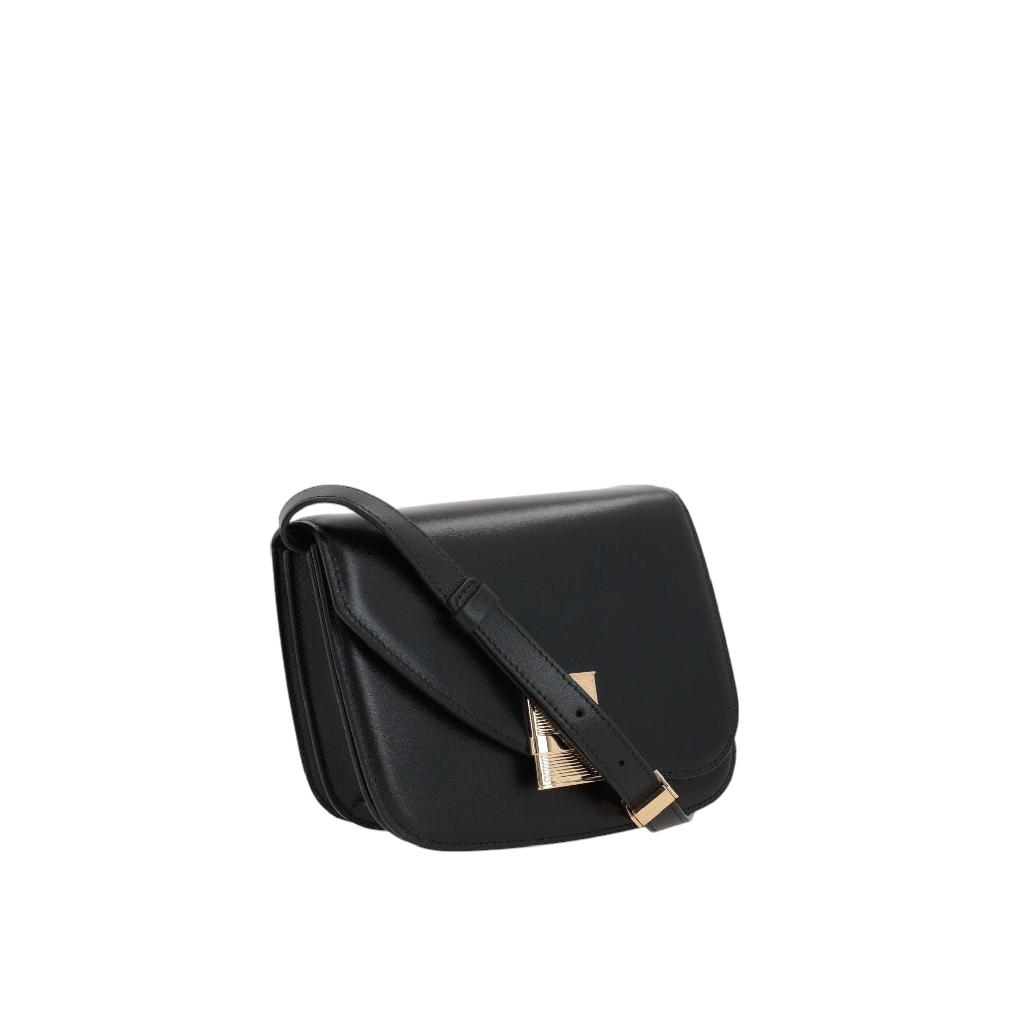 Fiamma Small Smooth Leather Shoulder Bag Fiamma Small Smooth Leather Shoulder Bag-FERRAGAMO-JOHN JULIA