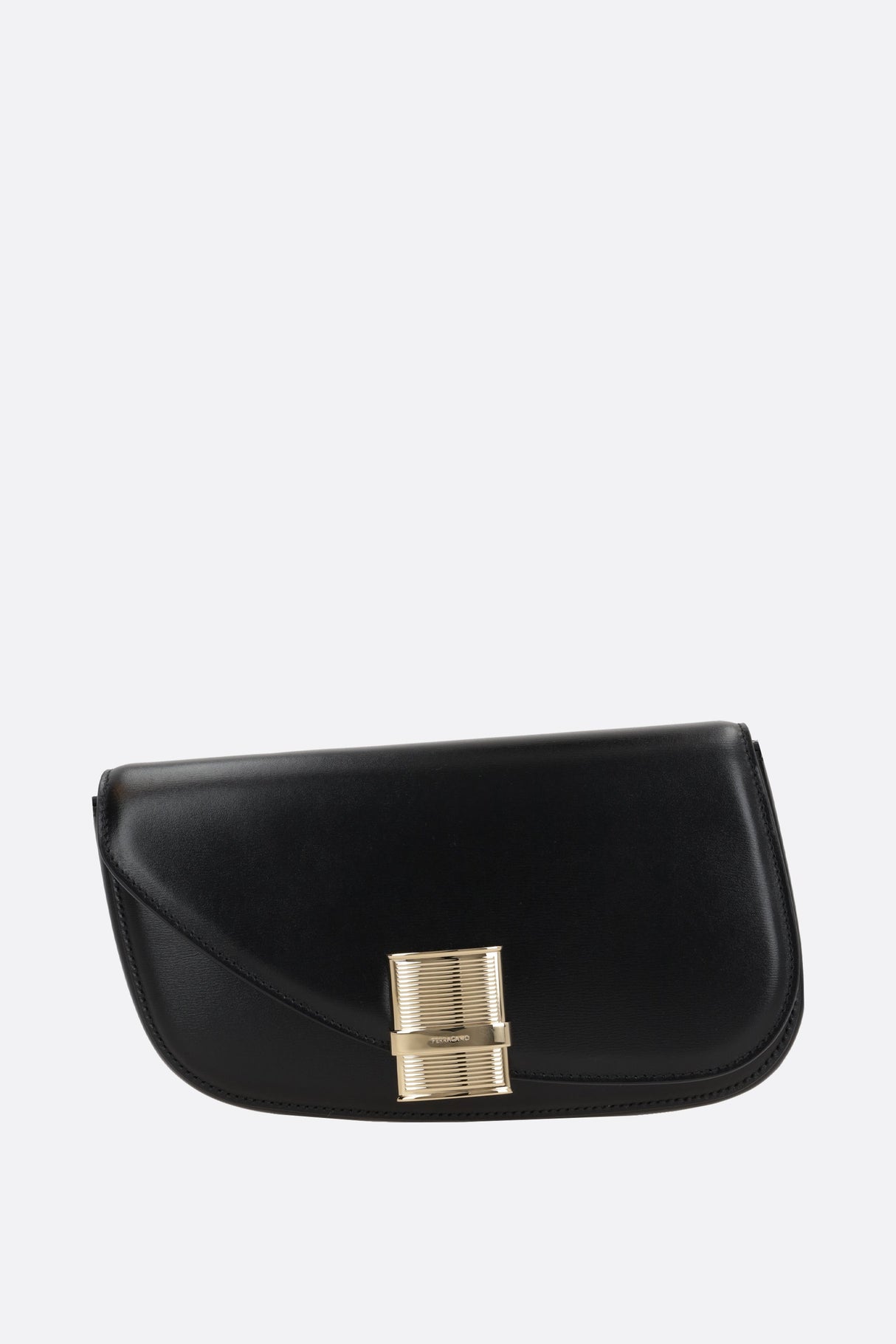 Fiamma Smooth Leather Crossbody Bag-FERRAGAMO-JOHN JULIA