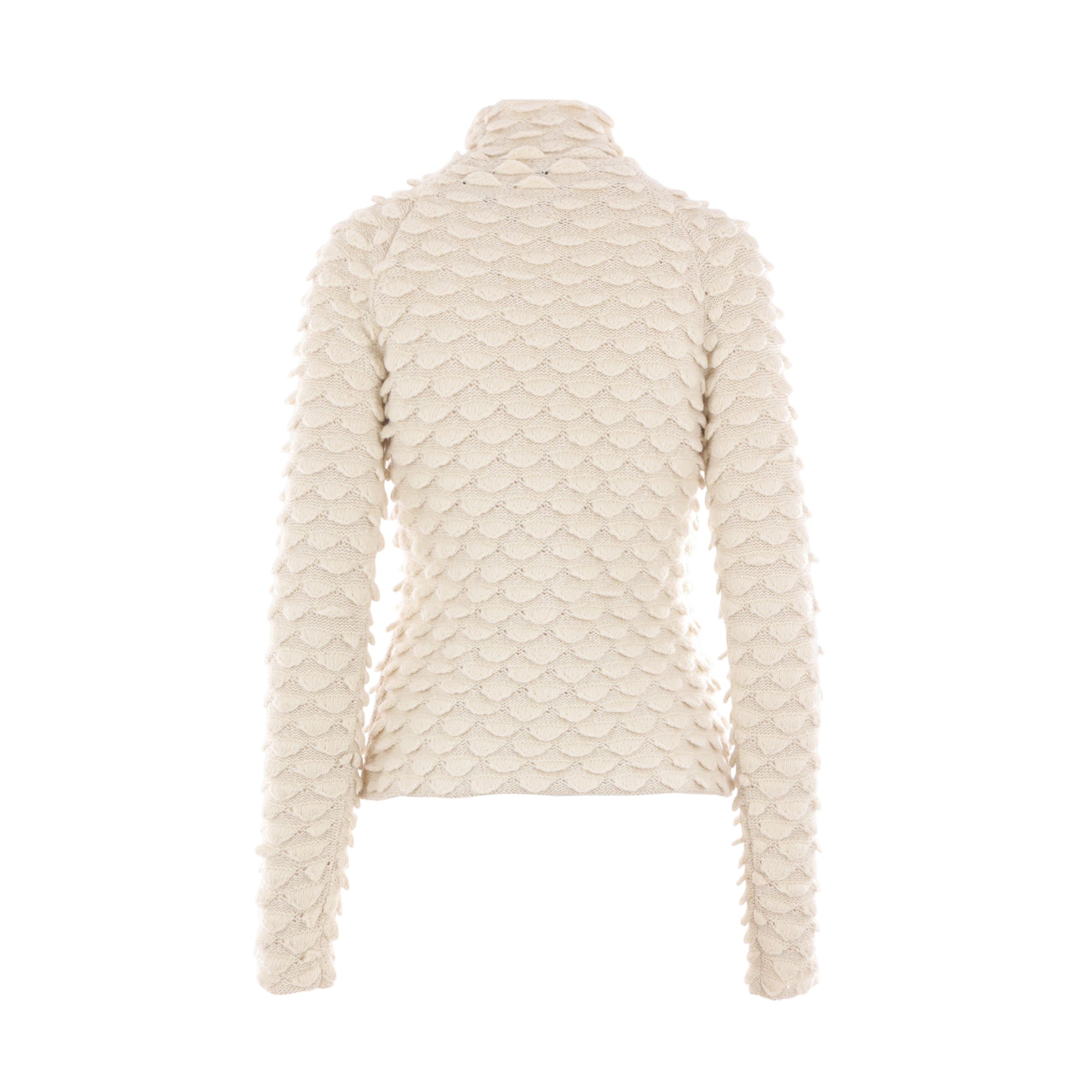 Fish Scale Wool Blend Sweater-BOTTEGA VENETA-JOHN JULIA