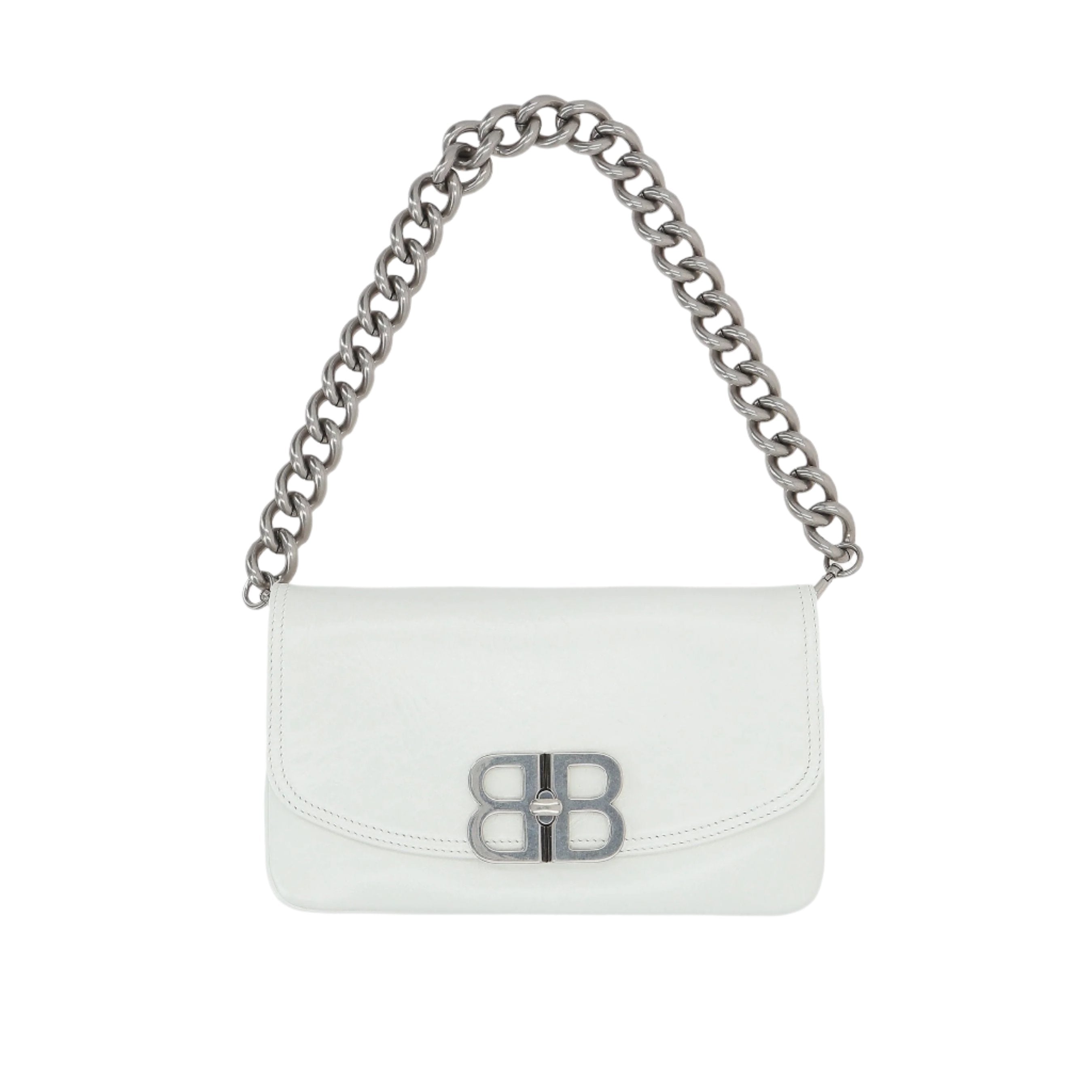 Flap BB Soft Small Leather Shoulder Bag-BALENCIAGA-JOHN JULIA