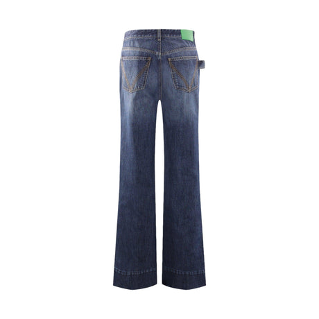 Flared Denim Jeans-BOTTEGA VENETA-JOHN JULIA