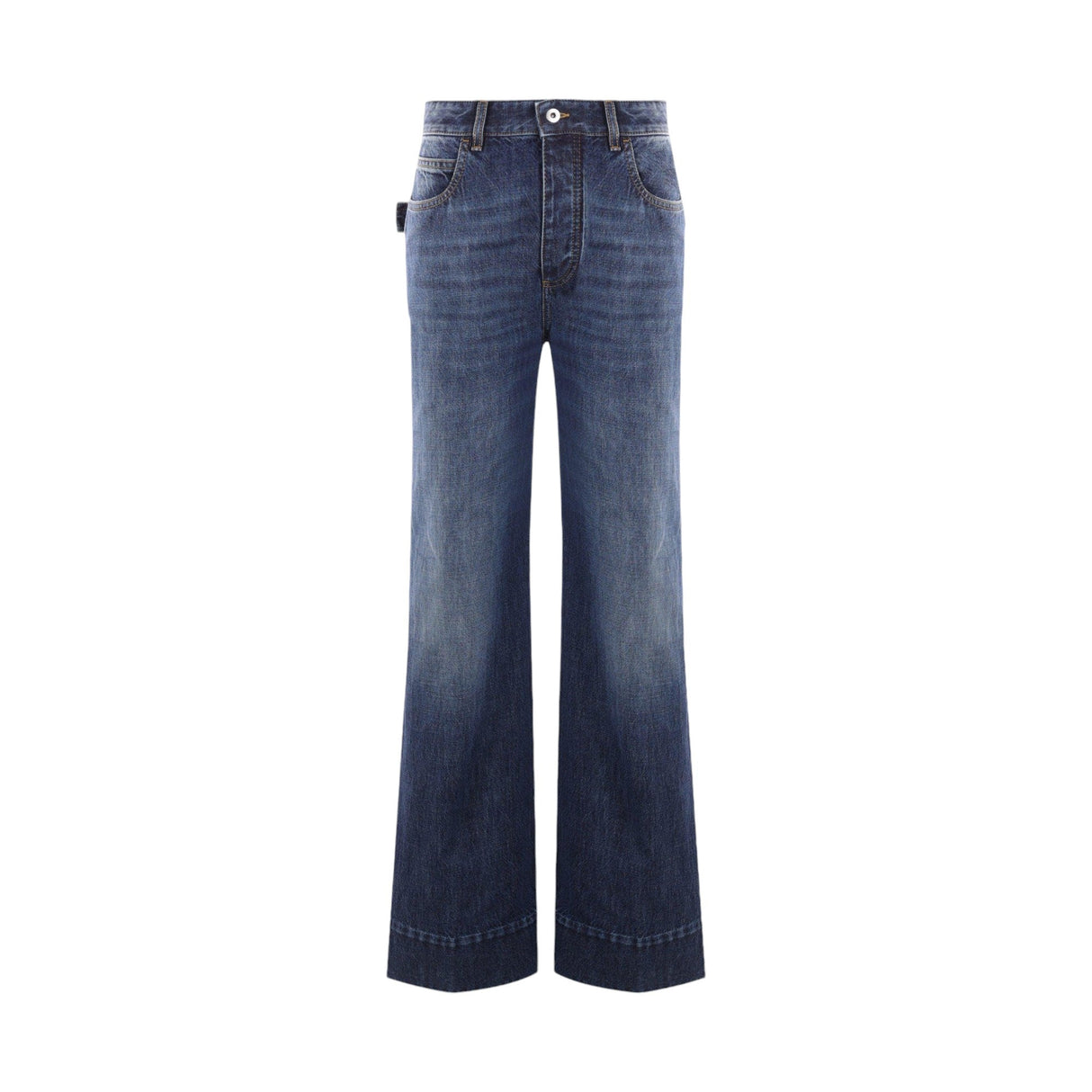 Flared Denim Jeans-BOTTEGA VENETA-JOHN JULIA