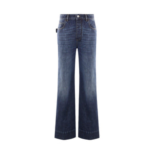 Flared Denim Jeans-BOTTEGA VENETA-JOHN JULIA