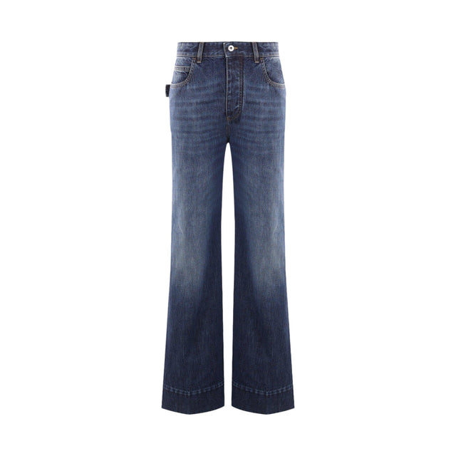 Flared Denim Jeans-BOTTEGA VENETA-JOHN JULIA