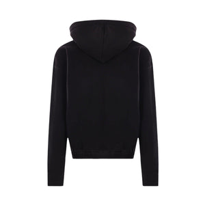 Fleece Hoodie-SAINT LAURENT-JOHN JULIA