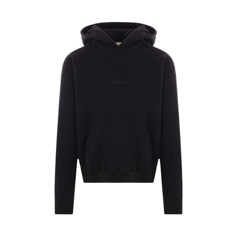 Fleece Hoodie-SAINT LAURENT-JOHN JULIA