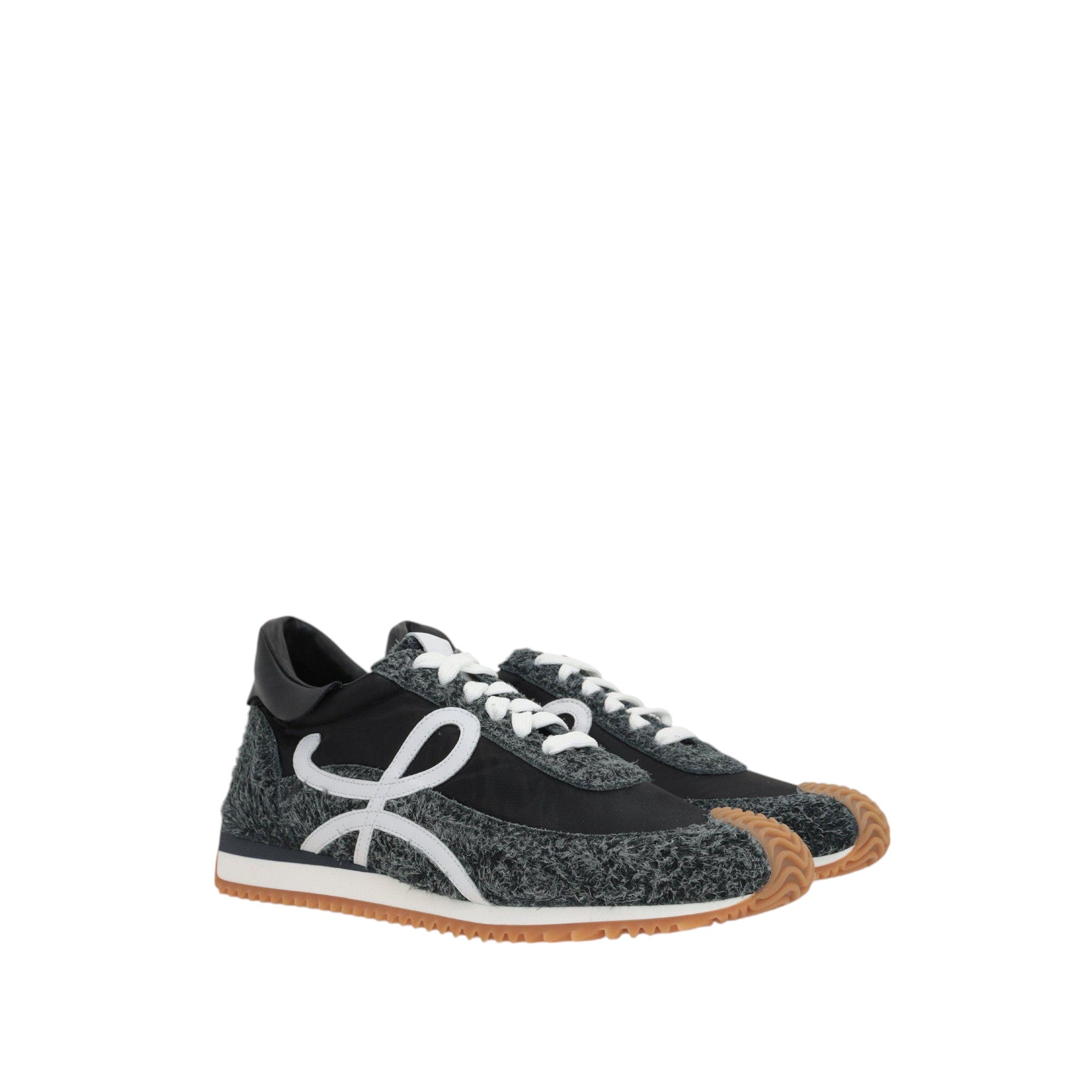 Flow Nylon Brushed Suede Sneakers-LOEWE-JOHN JULIA