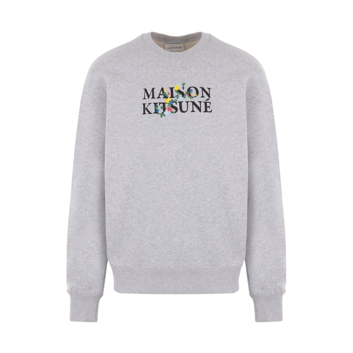 Flowers Fleece Sweatshirt-MAISON KITSUNÉ-JOHN JULIA