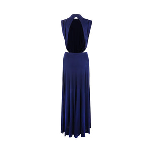 Fluid Jersey Sleeveless Dress With Maxi Belt-LOEWE-JOHN JULIA