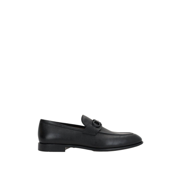 Foster Grainy Leather Loafers-FERRAGAMO-JOHN JULIA