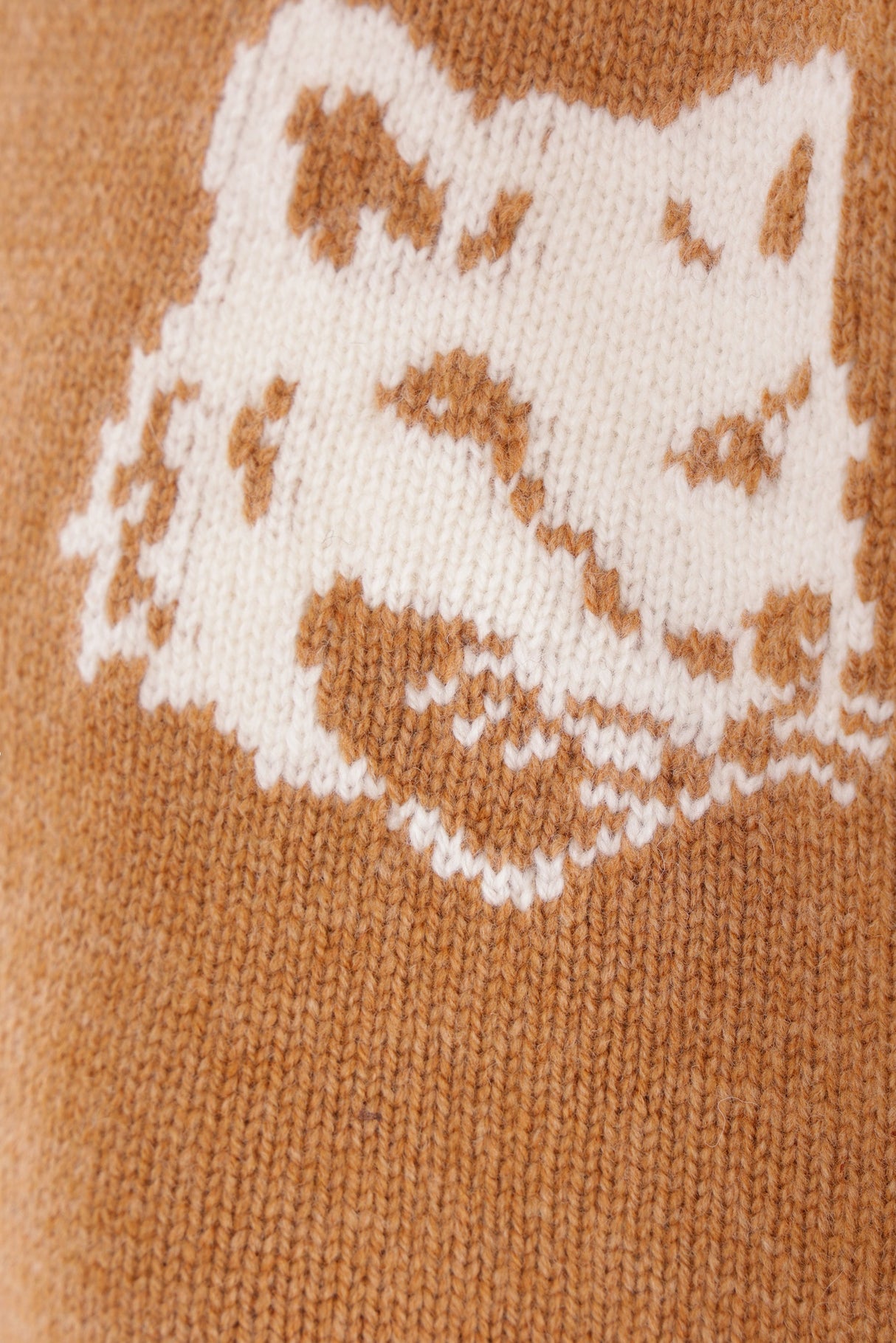 Fox Head Intarsia Wool Sweater-MAISON KITSUNÉ-JOHN JULIA