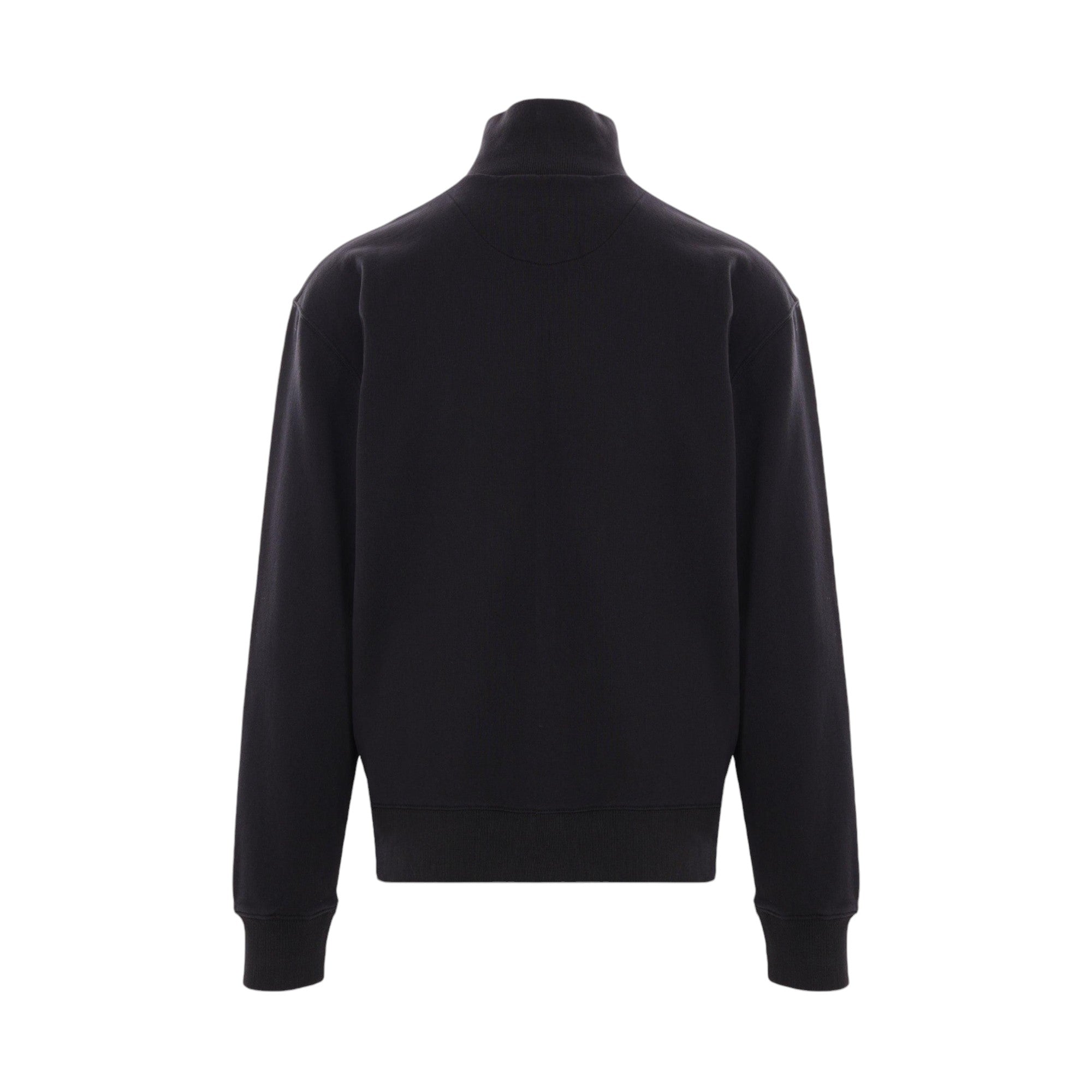 Fox Head Patch Half-zip Sweatshirt-MAISON KITSUNÉ-JOHN JULIA