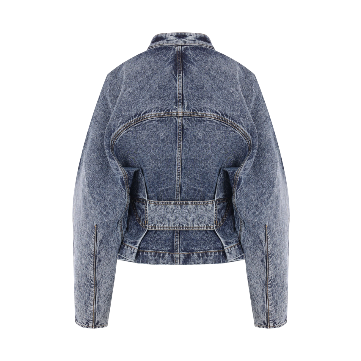 Full-zip Denim Jacket-ALAÏA-JOHN JULIA